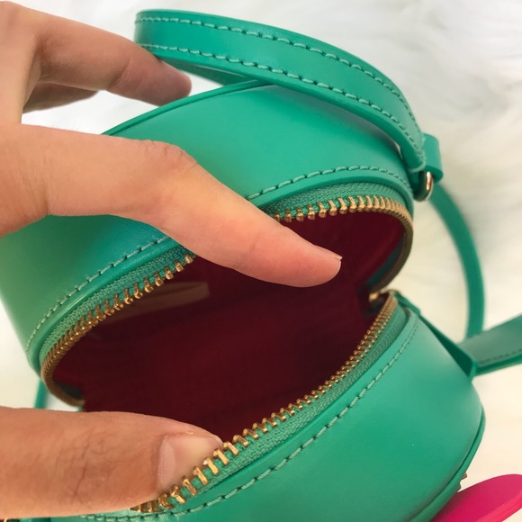 NWT Kate Spade Horizons Lizard Green Cactus Bag - Picture 4 of 7